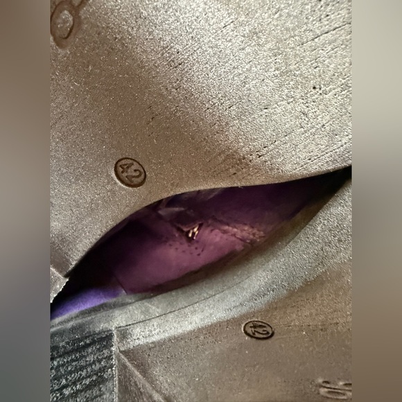 A.S.98 AS98 Easton Studded Wrap Moto Boots Toxic Purple Pink Metal Buckle Strap - Picture 8 of 8